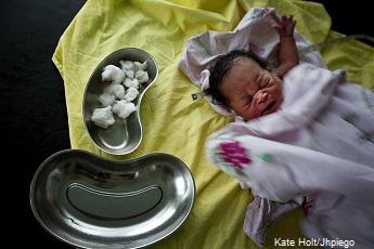 Newborn in Uganda