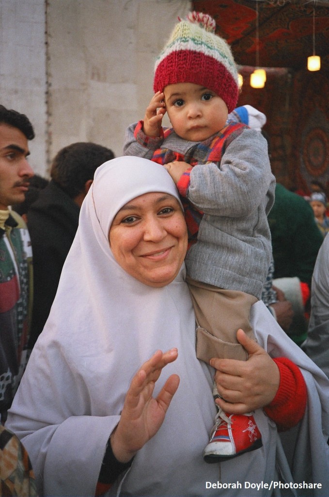 Mother and child in Egypt