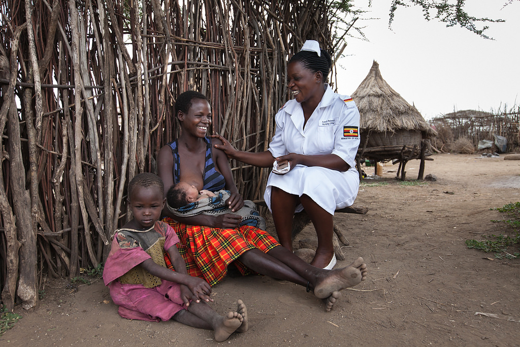 Home visit in Uganda