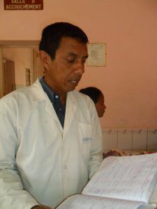 Dr. Rakotoarison at Andoharanofotsy Health Center.