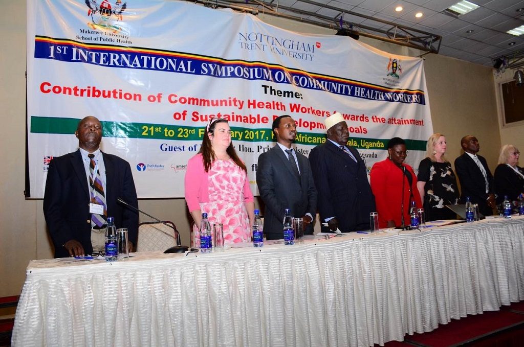 Dignitaries at the symposium