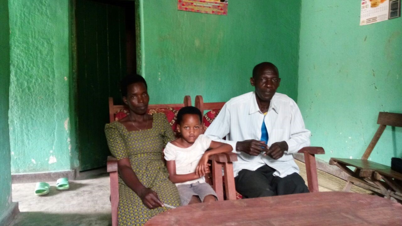 Monique, Antoinette and her father, Gafirigi.