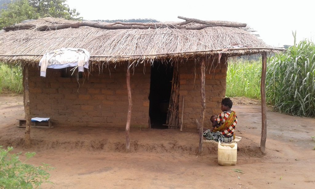 Mualeria and Fatima at home.
