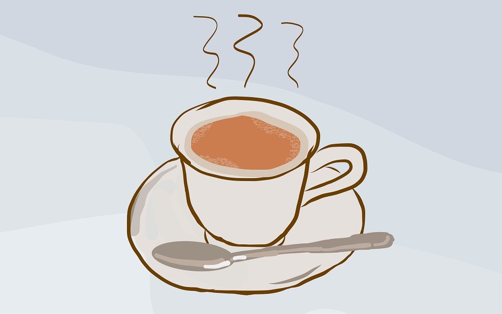 Artist’s rendering of tea served in Rwanda