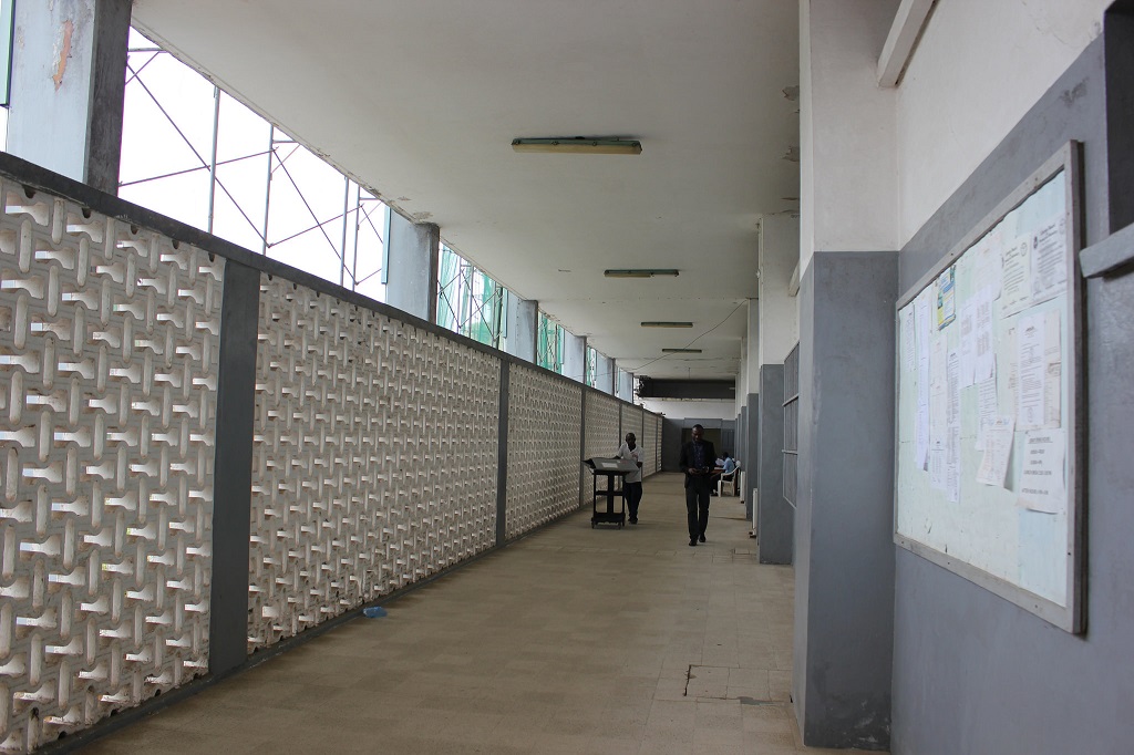 Inside the Tubman National Institute of Medical Arts.