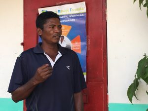 Above: Randriamahazo Pierre Honoré proudly tells his TMT story.