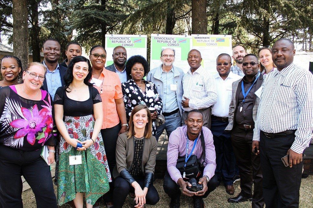 Members of the DRC country delegation share their country action plans