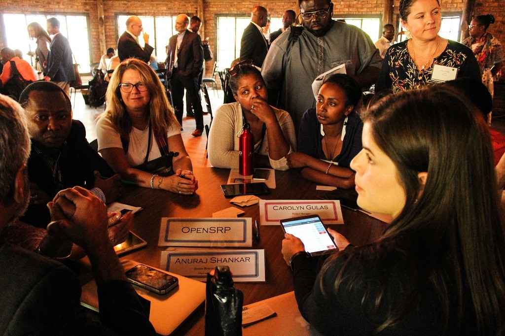 Participants attend the Digital Health Circuit to hear about new digital platforms and resources.