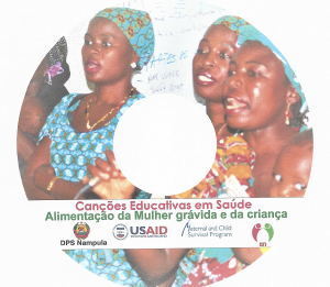 cover of the compact disc of health education songs and talk