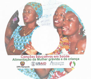  cover of the compact disc of health education songs and talk