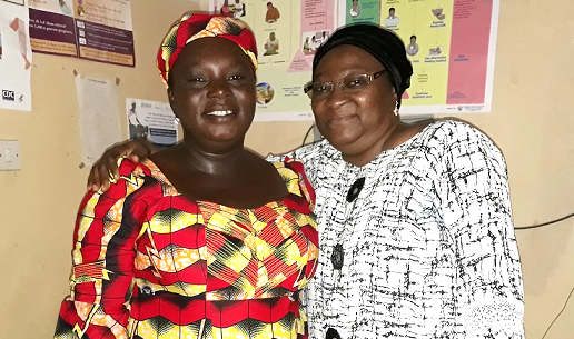 Rosaline with Hannatu Abdullahi, MCSP Family Planning Senior Technical Advisor.