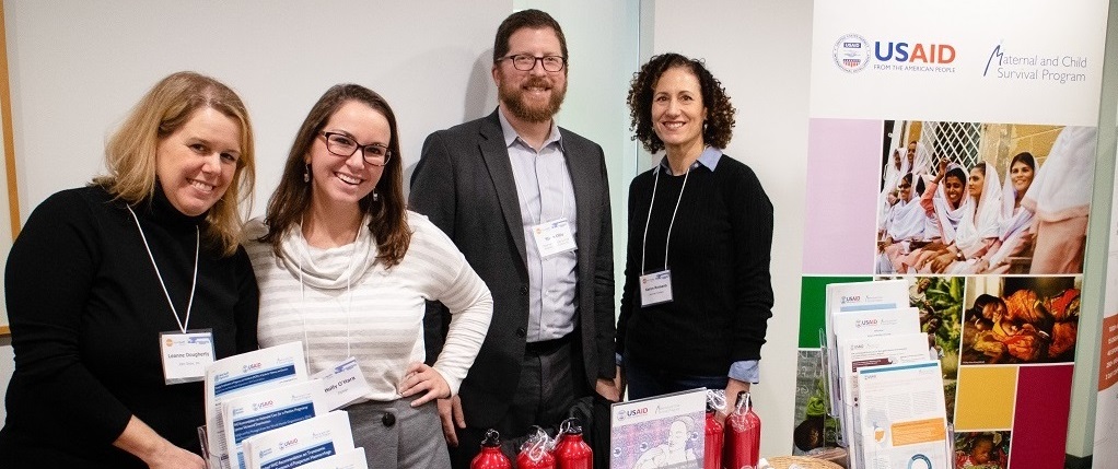 MCSP’s Leanne Dougherty, Holly O’Hara, Steve Ollis, and Karen Romano at the Program’s booth