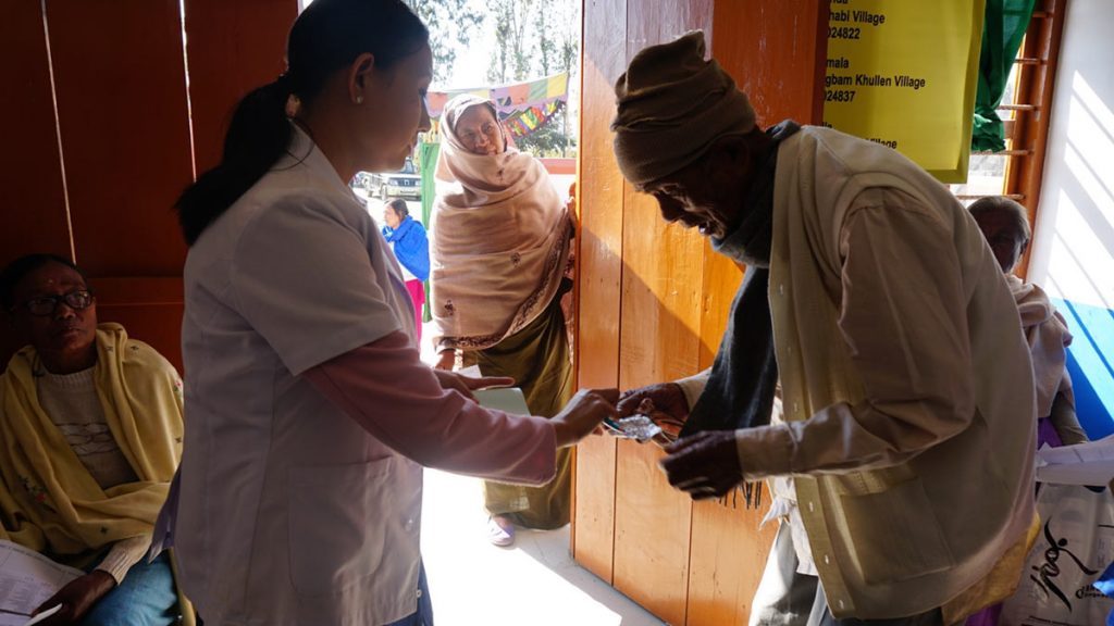 Ranita welcomes geriatric clients to participate in self-help groups that she leads at the center.