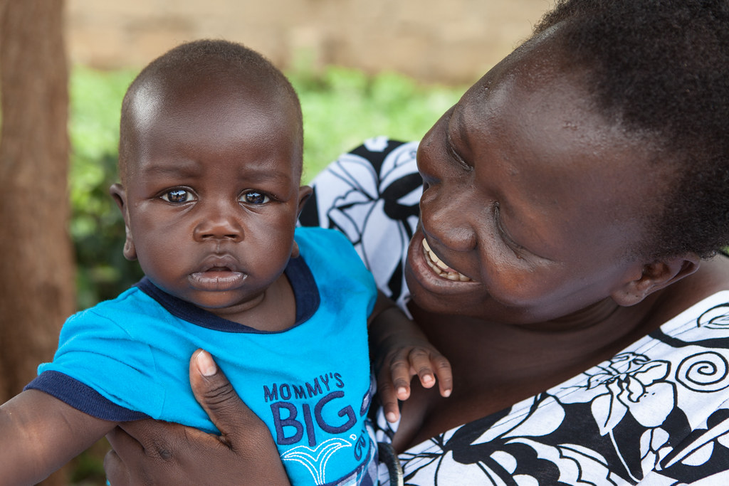 Mother and child in Uganda.